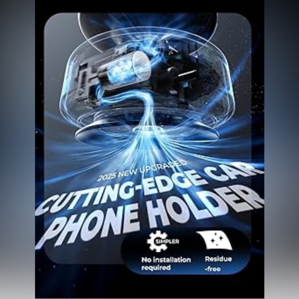LISEN A606 Electric Vacuum Magnetic
Phone mount in Black, NEW - Picture 3 of 12